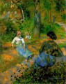 paysans au repos 1881 Camille Pissarro